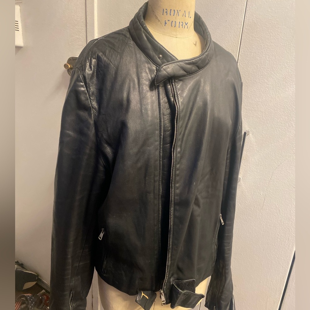 Gucci leather jacket by Tom Ford motorcycle collection